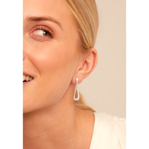 Pendiente For U PLATEADO U