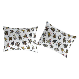 2 Fundas de almohada 50x75 cm MOVIE STARS - 100% algodón -