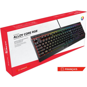 Clavier gamer HYPERX ALLOY CORE RGB MEMBRANE