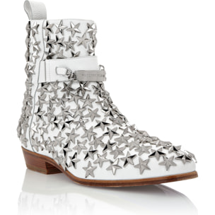PHILIPP PLEIN Botas Mid Flat STARS