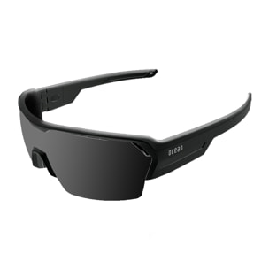 Gafas de deportes acuáticos OCEAN RACE - Negro brillante / Ahumada y plaquetas y puntas negras