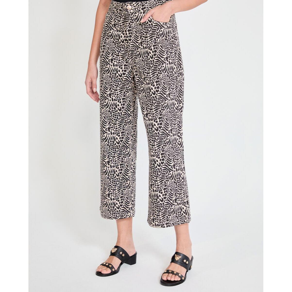 Pantaloni in twill con stampa a macchie