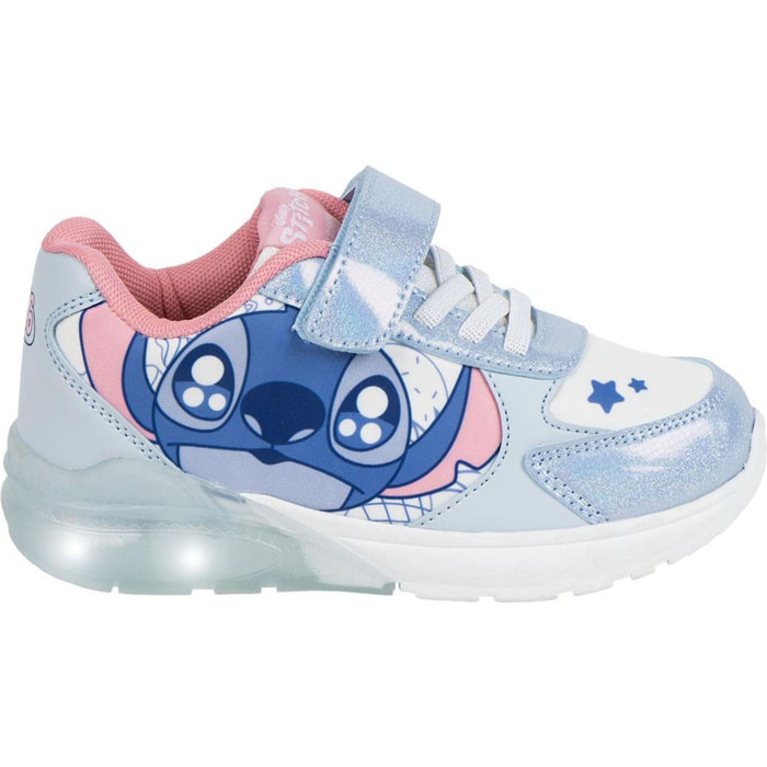 Deportiva Suela Tpr Con Luces Stitch