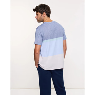 Camiseta Manga Corta Azul - Galosa