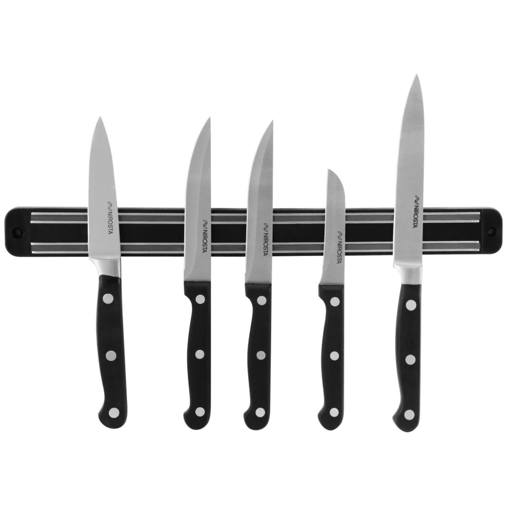Ensemble de 2 Barres aimantées pour Couteaux et ustensiles en métal Nirosta Divers