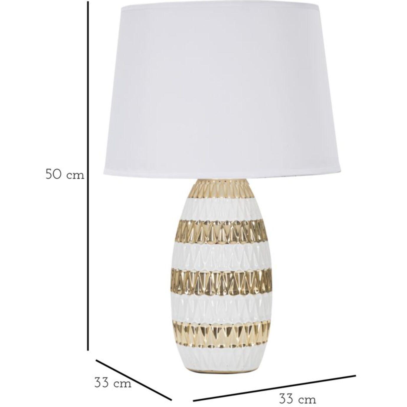 LAMPADA DA TAVOLO GLAM MIX CM Ø 33X50