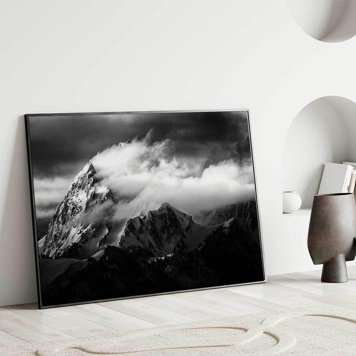 Affiche paysage Roche et vent Affiche seule