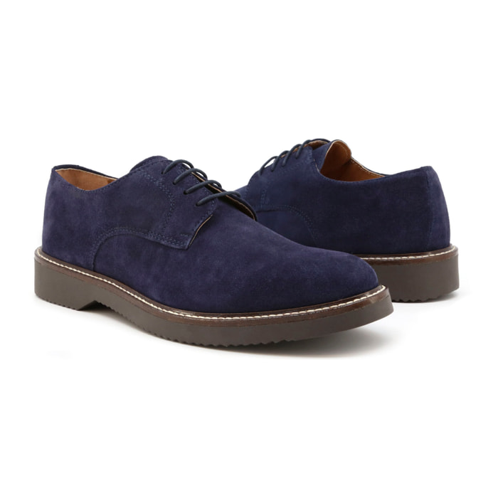 Zapatos Oxford para Hombre - Duca di Morrone Alessio Suede Blue