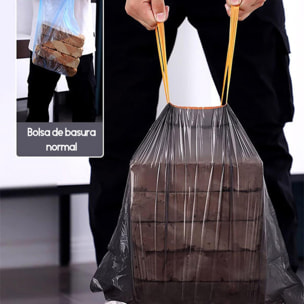 Joybos bolsa de basura en rollo con cordón. 40x50 cm: 10L