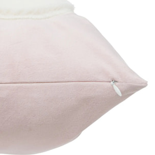 Coussin enfant "Papillon" 39x39cm rose