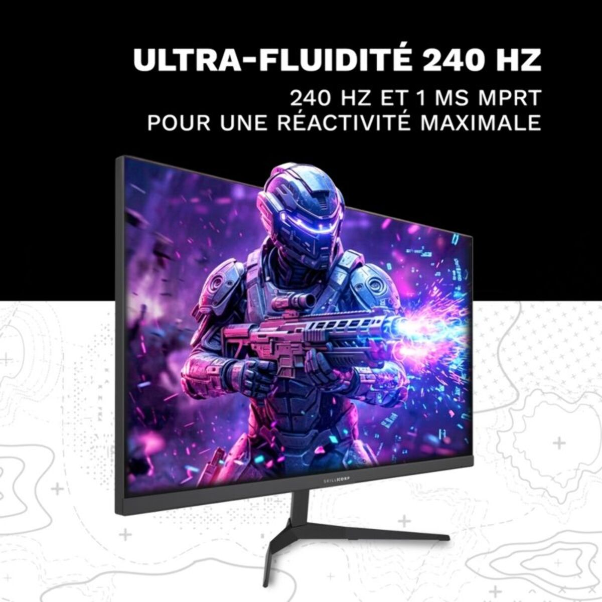 Ecran PC Gamer SKILLKORP M24 V2 24'' Fast IPS 240 Hz HDR HDMI 2.1