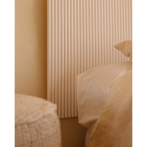 Cabecero de madera maciza en tono blanco de varias medidas