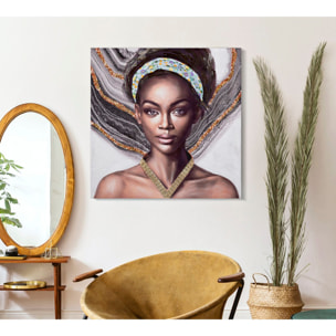 DIPINTO SU TELA NAOMI -A- CM 100X3X100