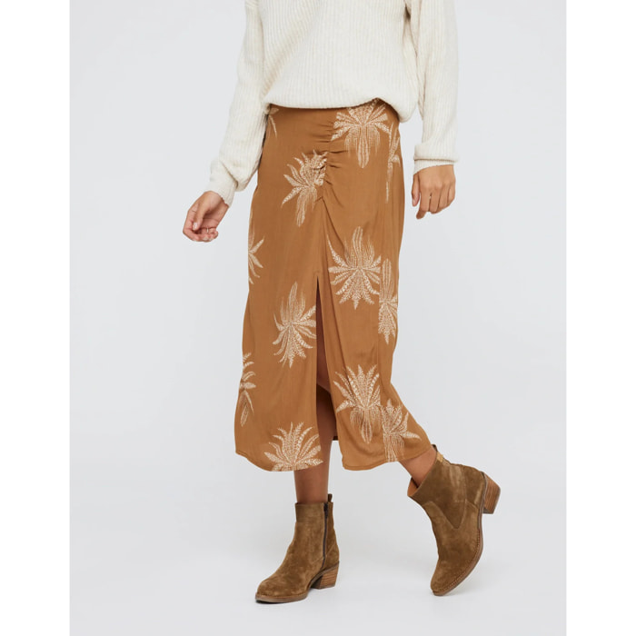 Falda Midi Estampada - Ninat