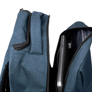 Connessione USB per zaino trolley. Tasca imbottita per laptop. Nastri imbottiti
