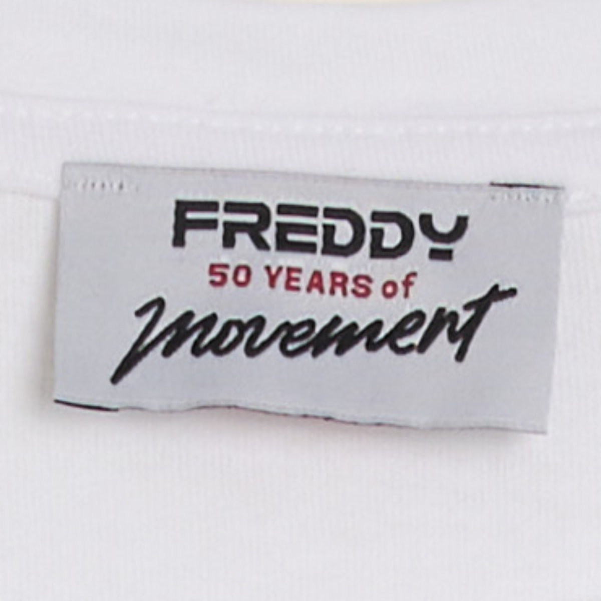 T-shirt Comfort Fit con Logo FREDDY e Slogan "Time Shine"