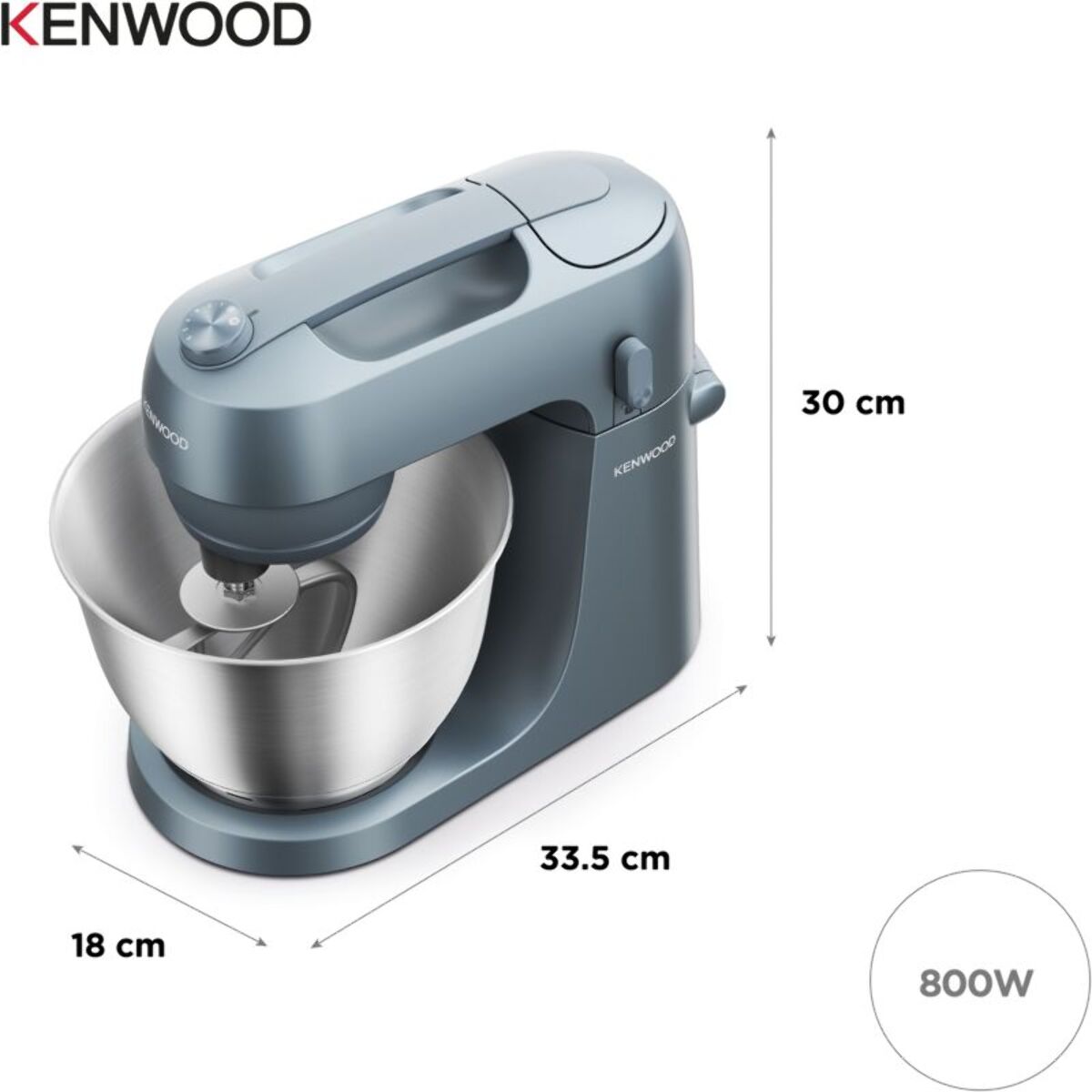 Robot pâtissier KENWOOD Go KZM35.000GY