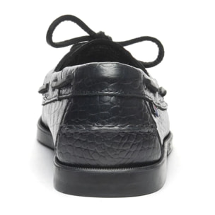 Docksides Sebago Uomo Nero PORTLAND EXOTIC