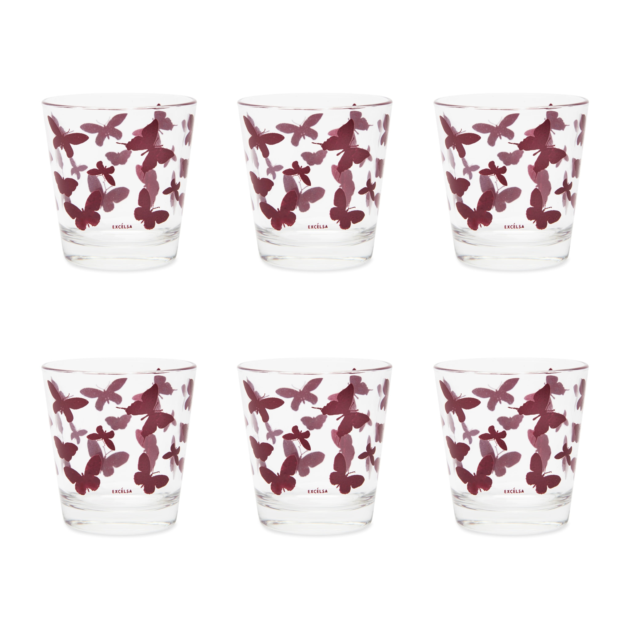 Set 6 Bicchieri Excelsa – Enjoy, Vetro Lilla