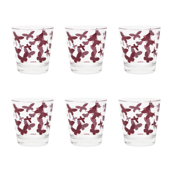Set 6 Bicchieri Excelsa – Enjoy, Vetro Lilla