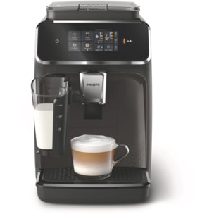 Expresso Broyeur PHILIPS EP2334/10 Machine à café à grain Silent Brew Série 2300 LatteGo