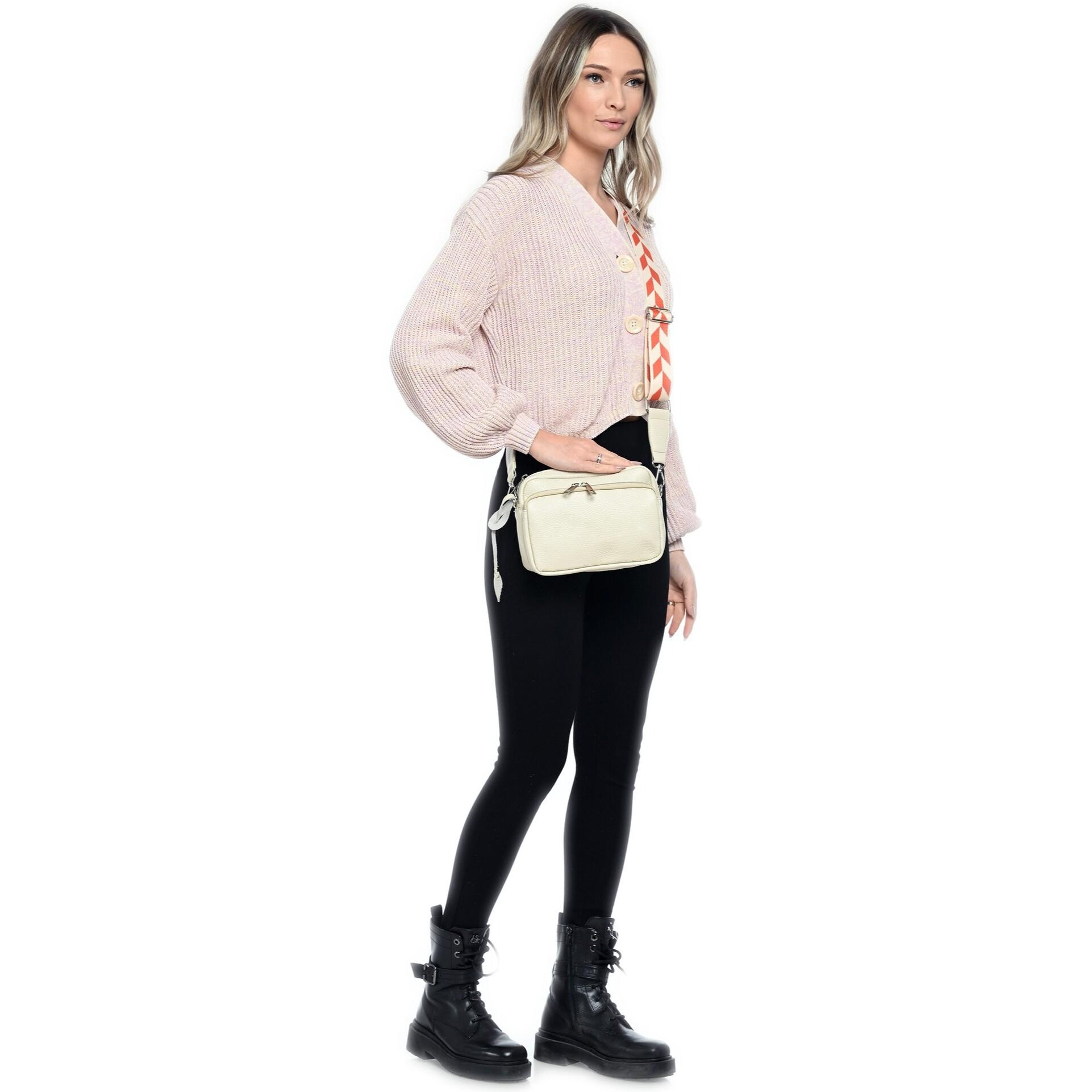 Borsa a spalla Isabella Rhea Beige