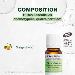 Pranarom - Huile Essentielle d'Orange douce - Bio - 10 ml