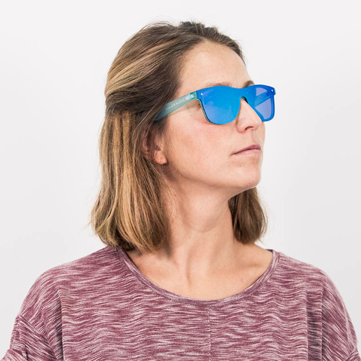 Gafas de sol PALO ALTO DALSTON - Azul cielo mate transparente / Plana revo azul cielo