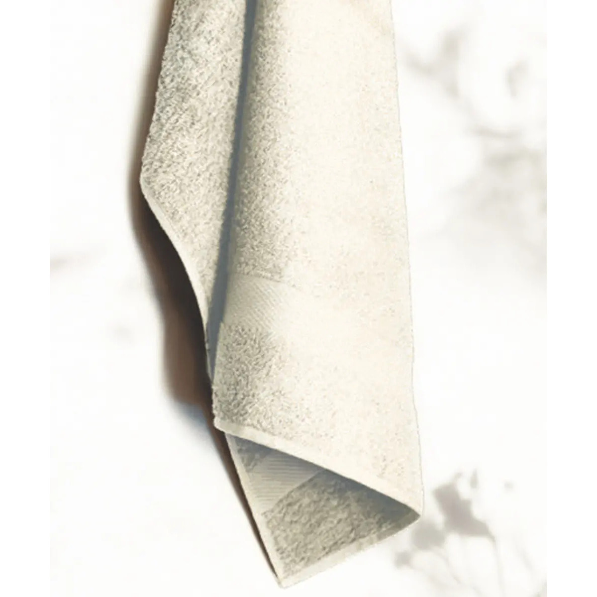 Set 3 asciugamano spugna cotone 100% Made in Italy. Ospite + Salvietta + Telo. Colore PANNA