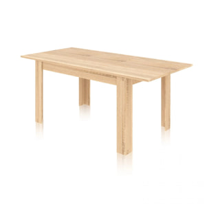 Mesa de comedor extensible roble canadian 140-190x90 cm Danna Roble Canadian