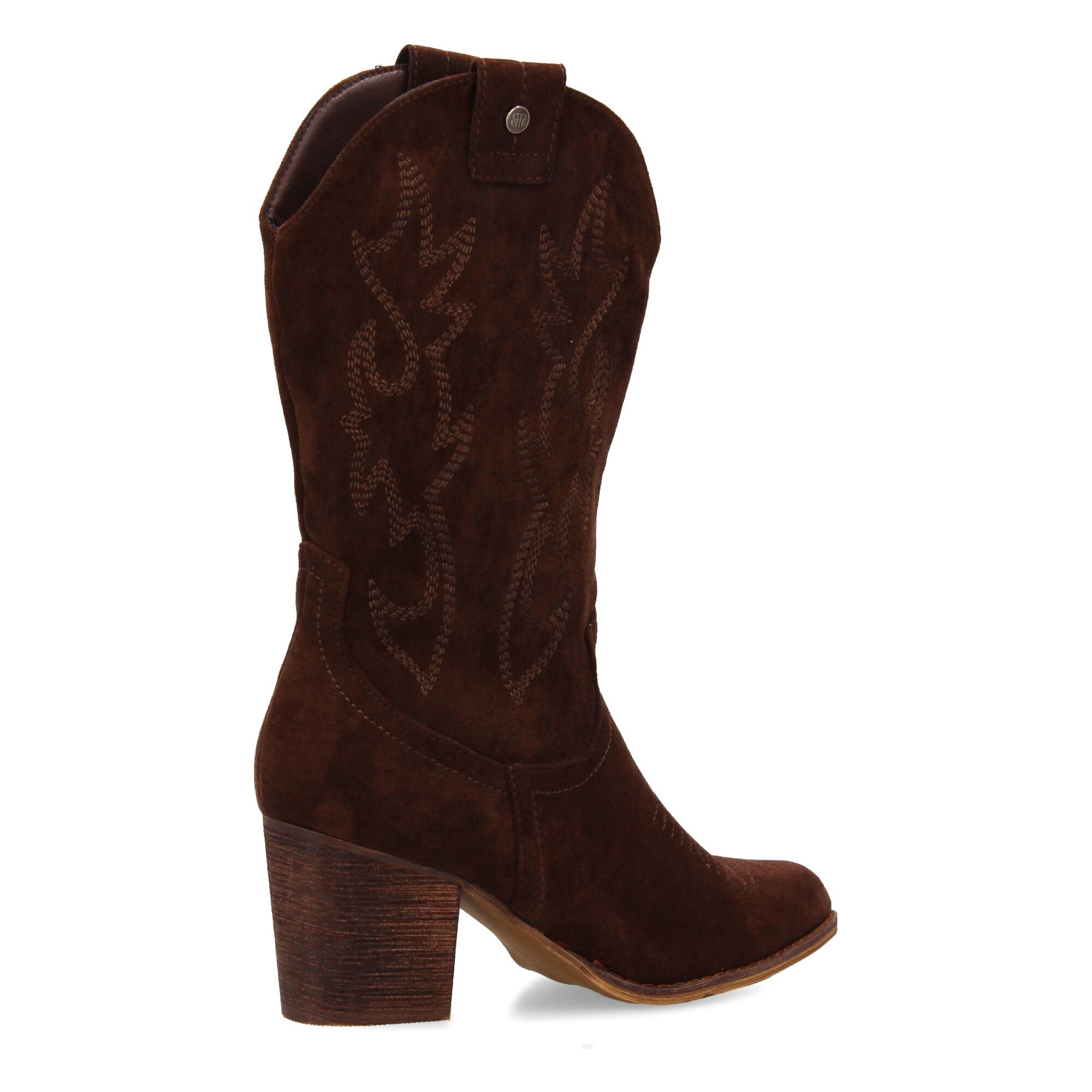 Bota Campera con Tacon y Grabado en Caña