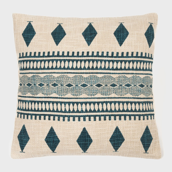 Cojín cuadrante algodón Fauno 45x45 - funda + relleno