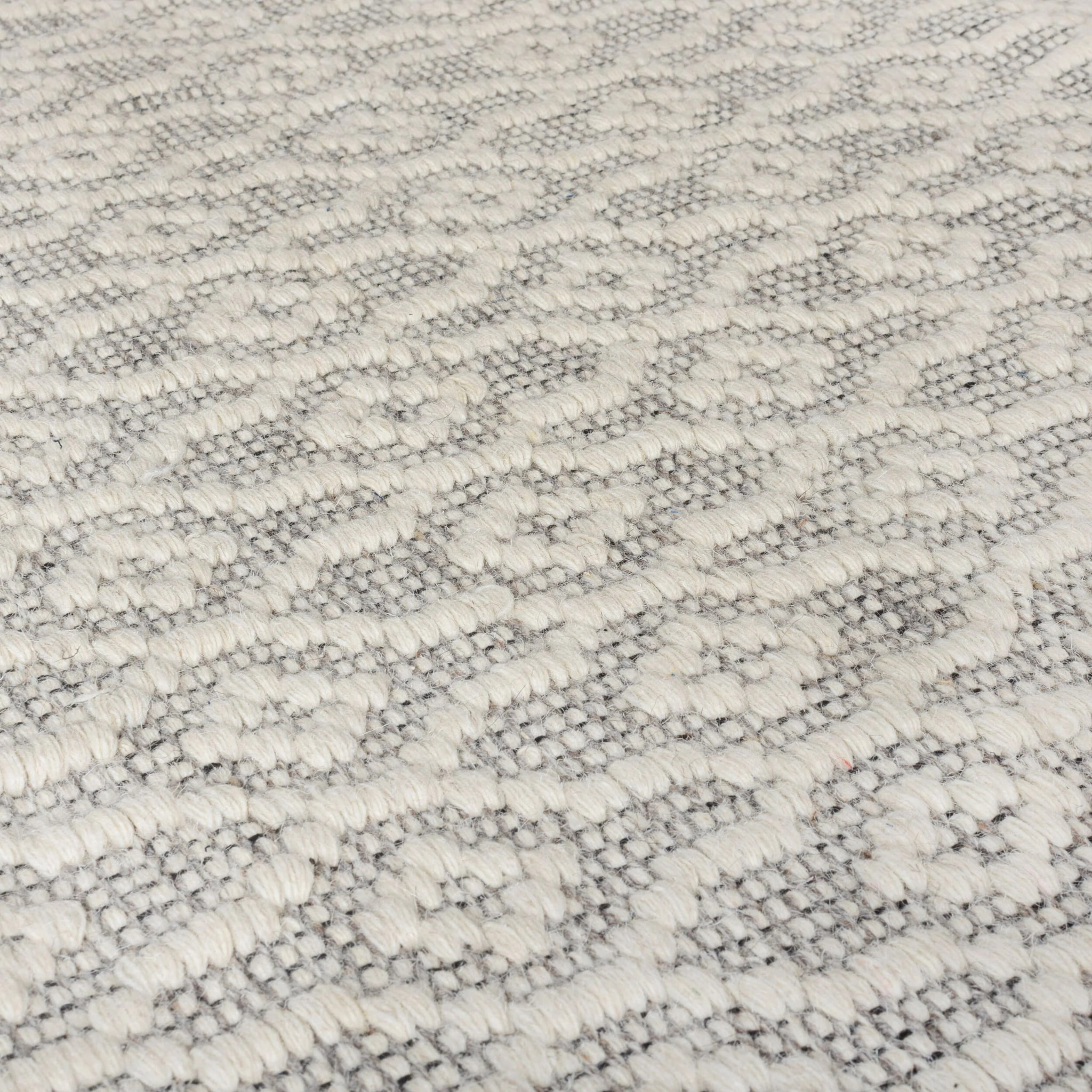 Tapis en laine DREAM Gris/Ivoire