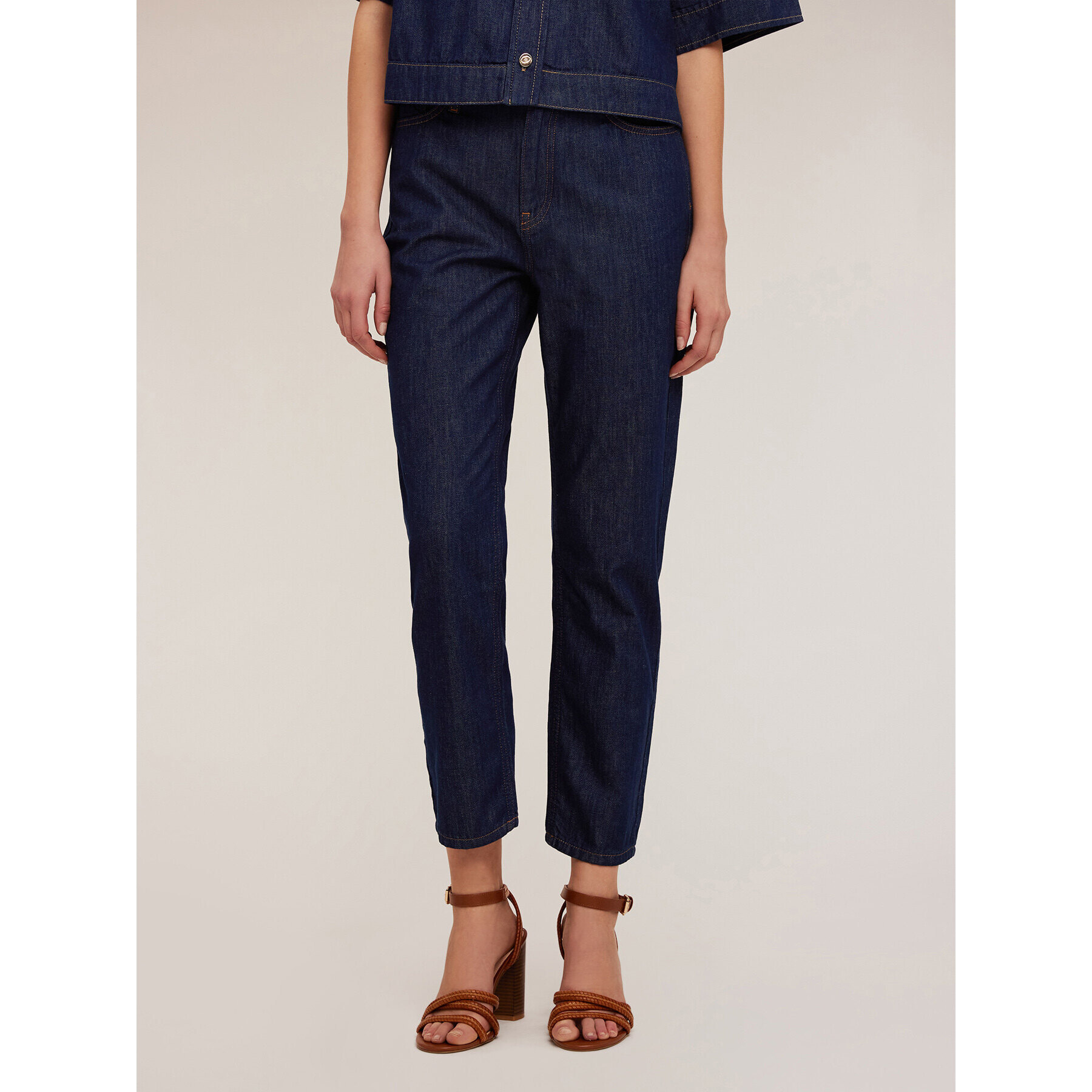 Motivi - Vaqueros mom fit - Azul