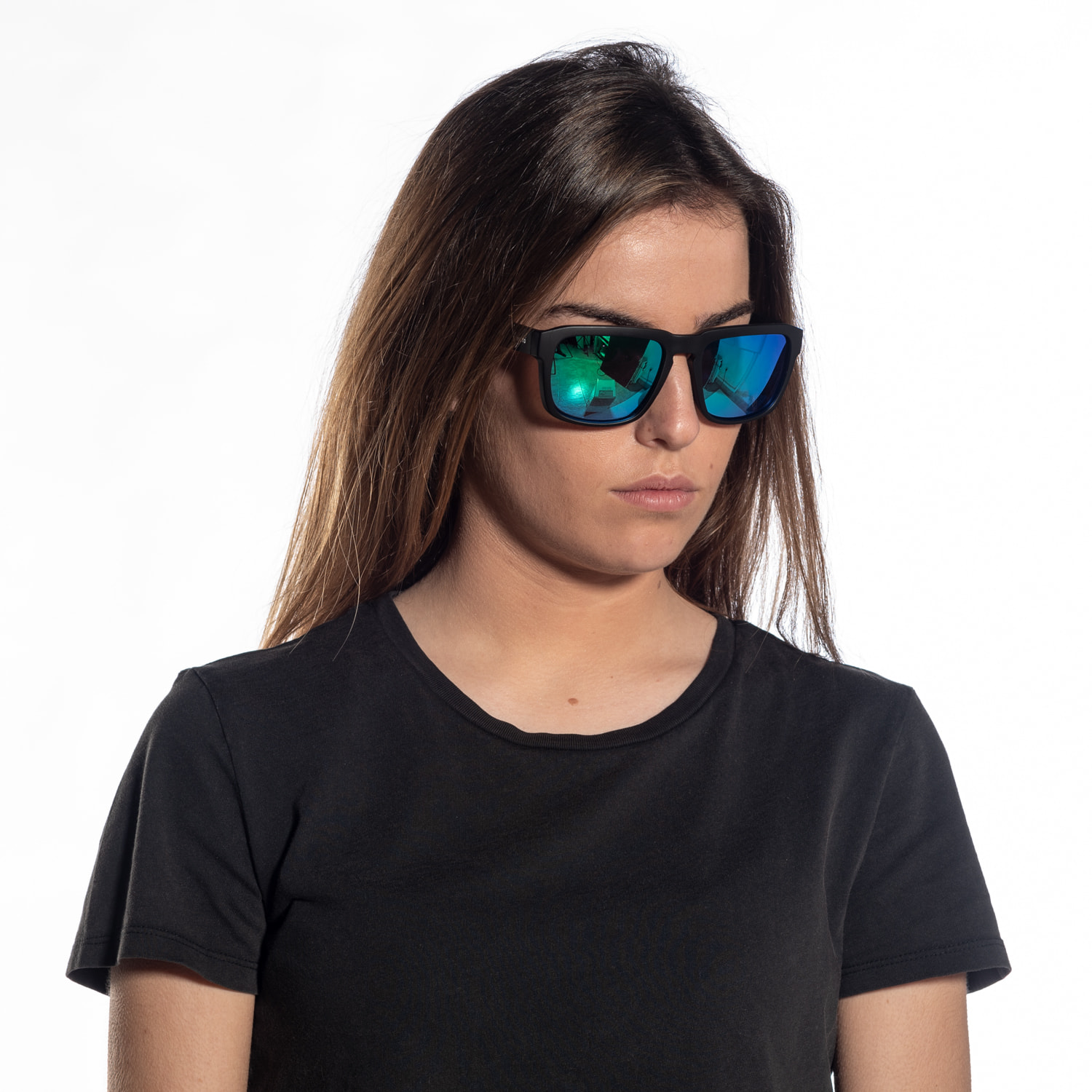 Gafas de sol OCEAN BIDART - Negro mate / Revo verde