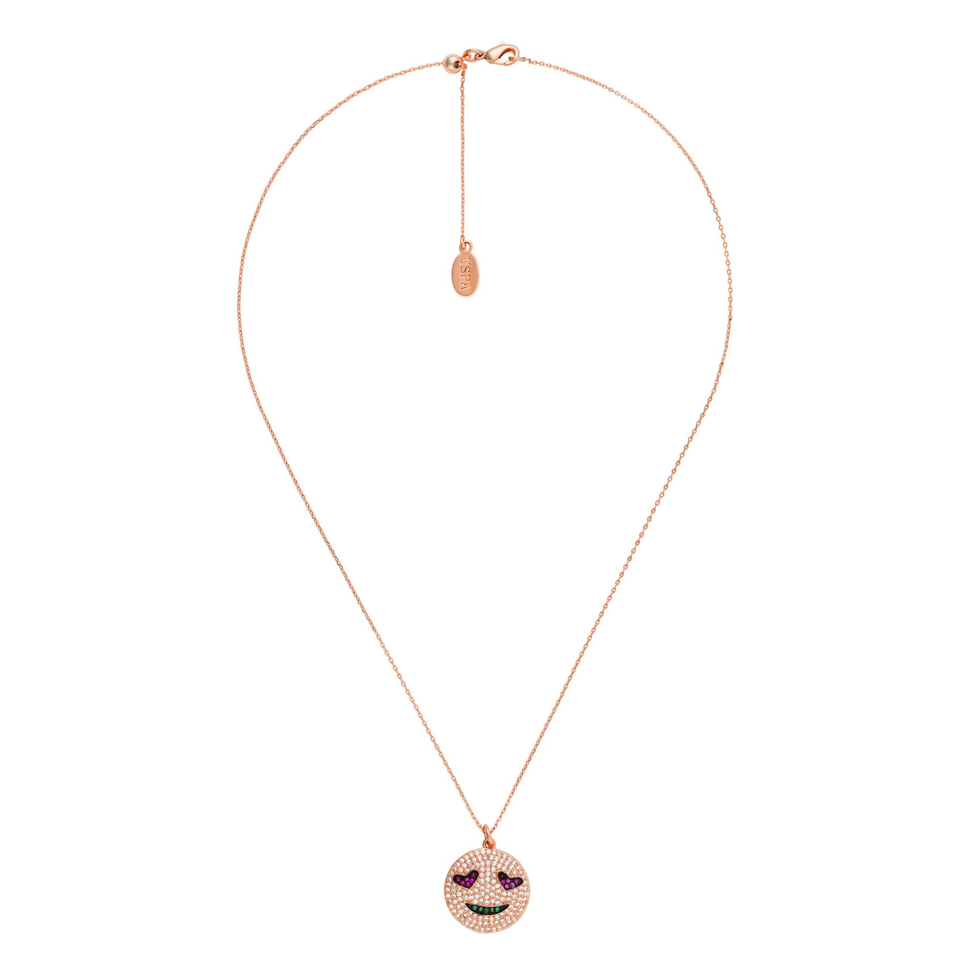 Collana U.S. Polo Assn. In metallo placcato rodio