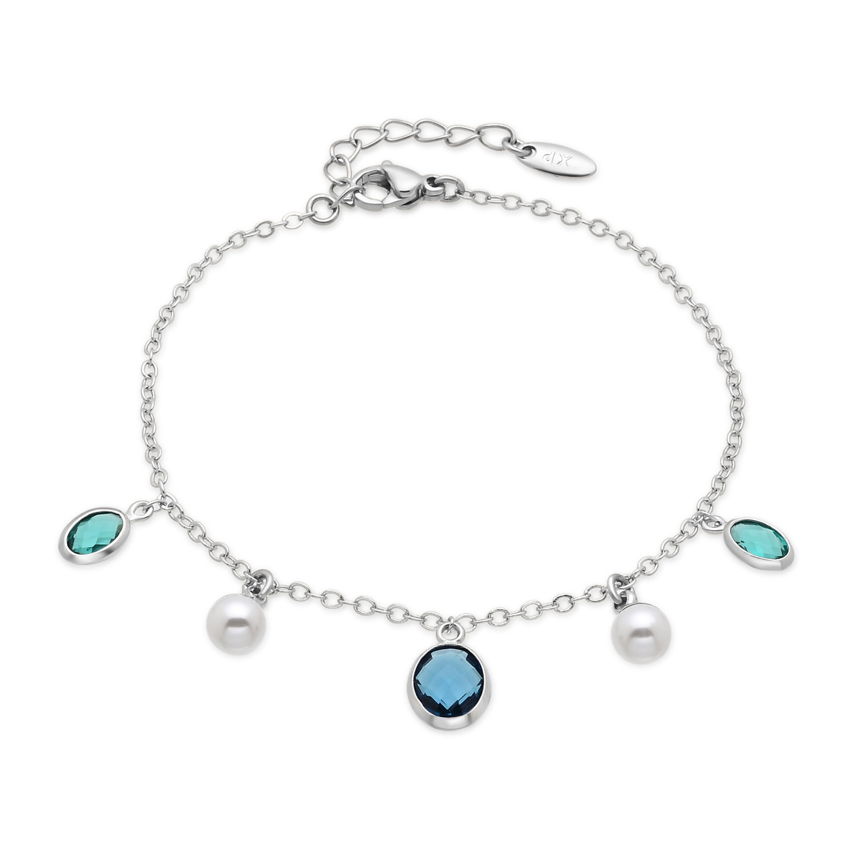 Pulsera Sewi acabado plata