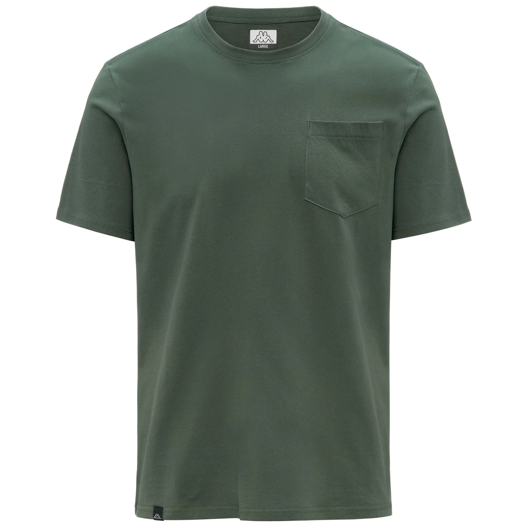 Kappa - Camisetas y tops Hombre Verde - Logo Pocket