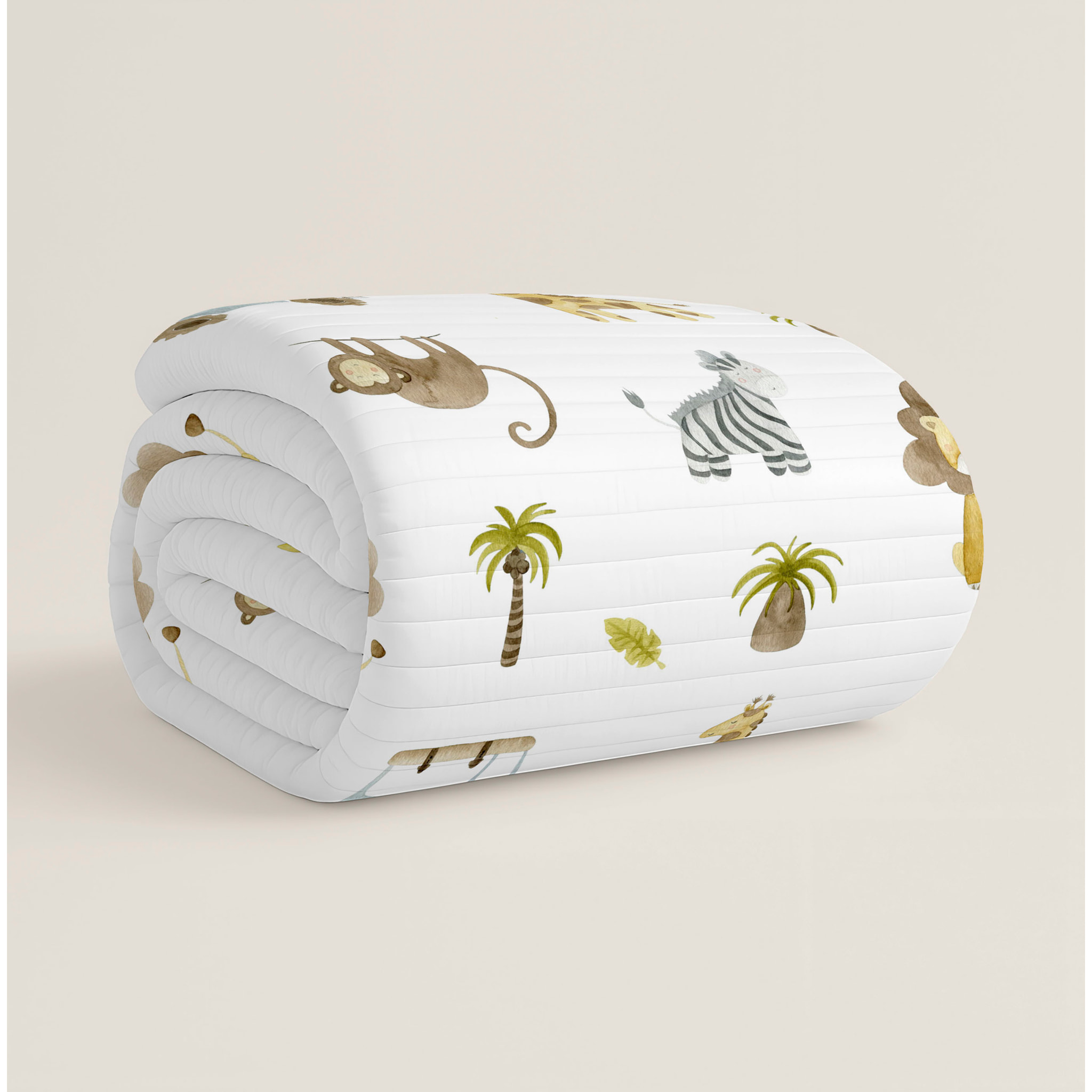 Cool Kids - Colcha Bouti Estampada - 100% Algodón - 70 gr/m² - Serengeti