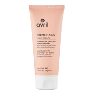 Crème pour les mains - Crème Mains Certifiée bio 100 ml