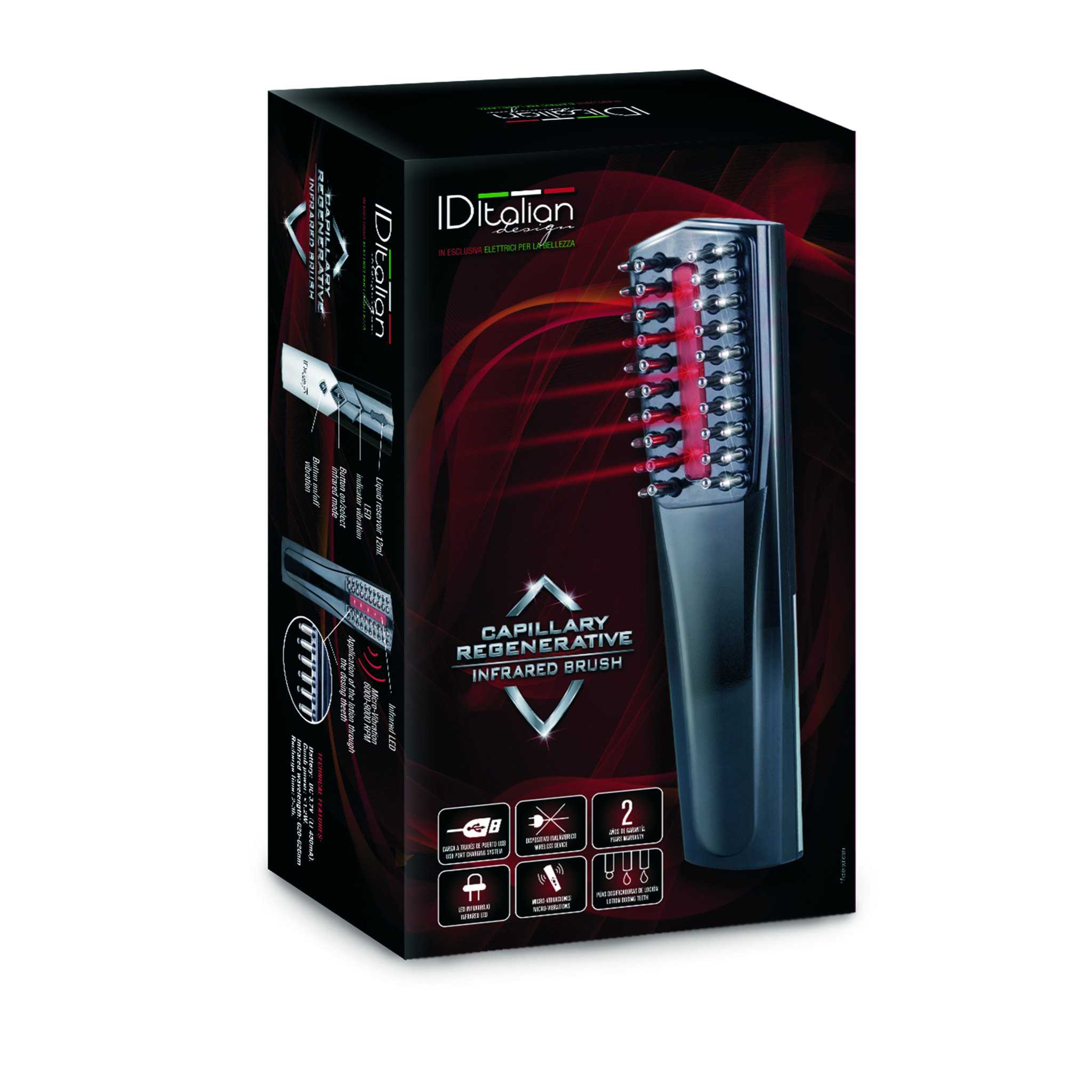 Brosse regeneratrice capillaire