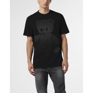 PHILIPP PLEIN Round Neck T-Shirt Puffy Teddy Teddy Bear