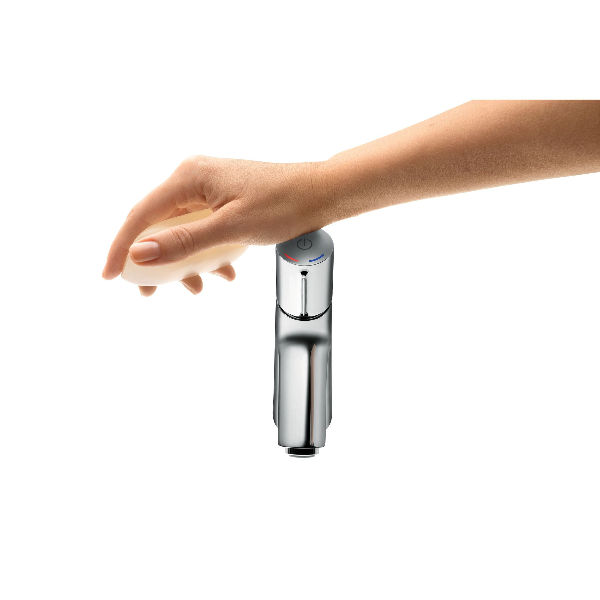 Mitigeur de lavabo 100 avec tirette et vidage chromé Talis Select S