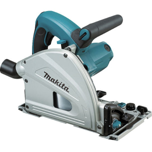 Scie circulaire plongeante 1300W Ø165MM - MAKITA - Avec coffret MAKPAC + Rail de guidage 1400 mm - SP6000J1