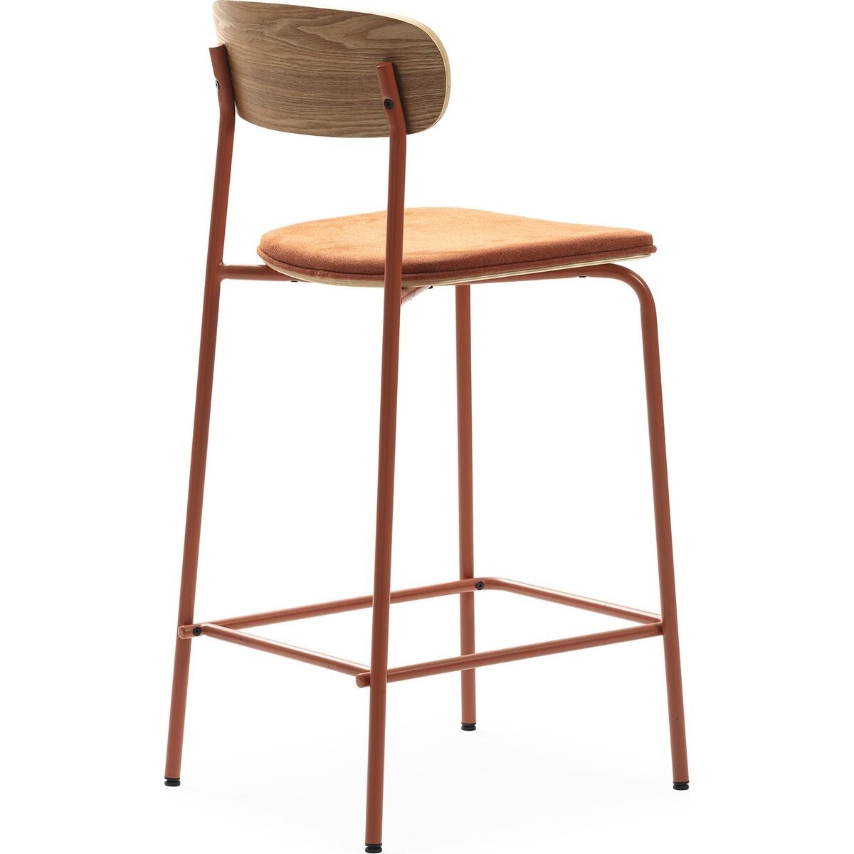 Lot de 2 tabourets de bar en tissu - SVALA