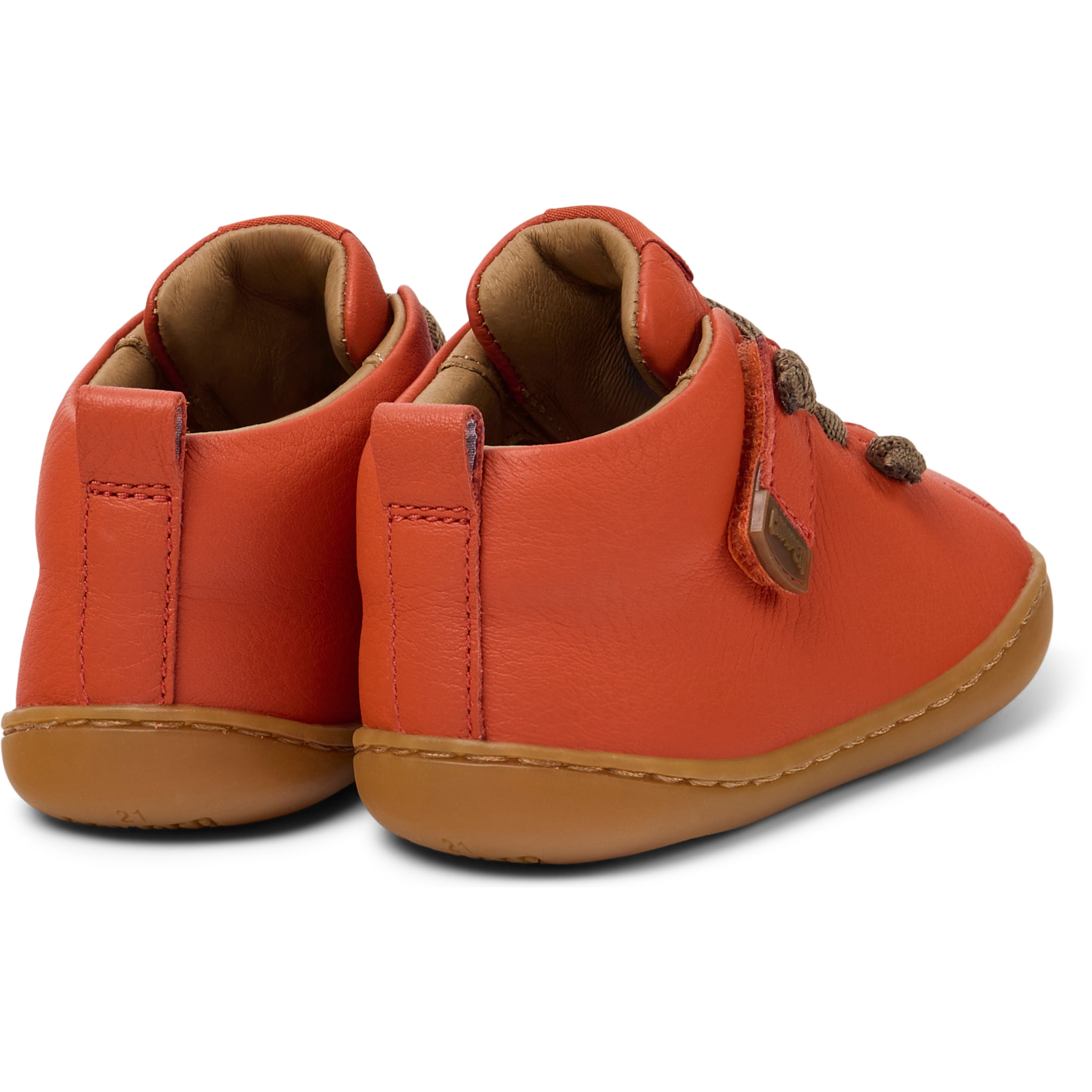 Zapatillas - CAMPER Peu Cami - Naranja - Cuero liso