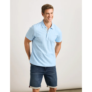 Polo Manga Corta Azul Claro - Biebi