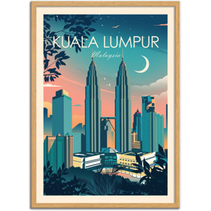 Affiche - Kuala Lumpur Malaysia - Studio Inception