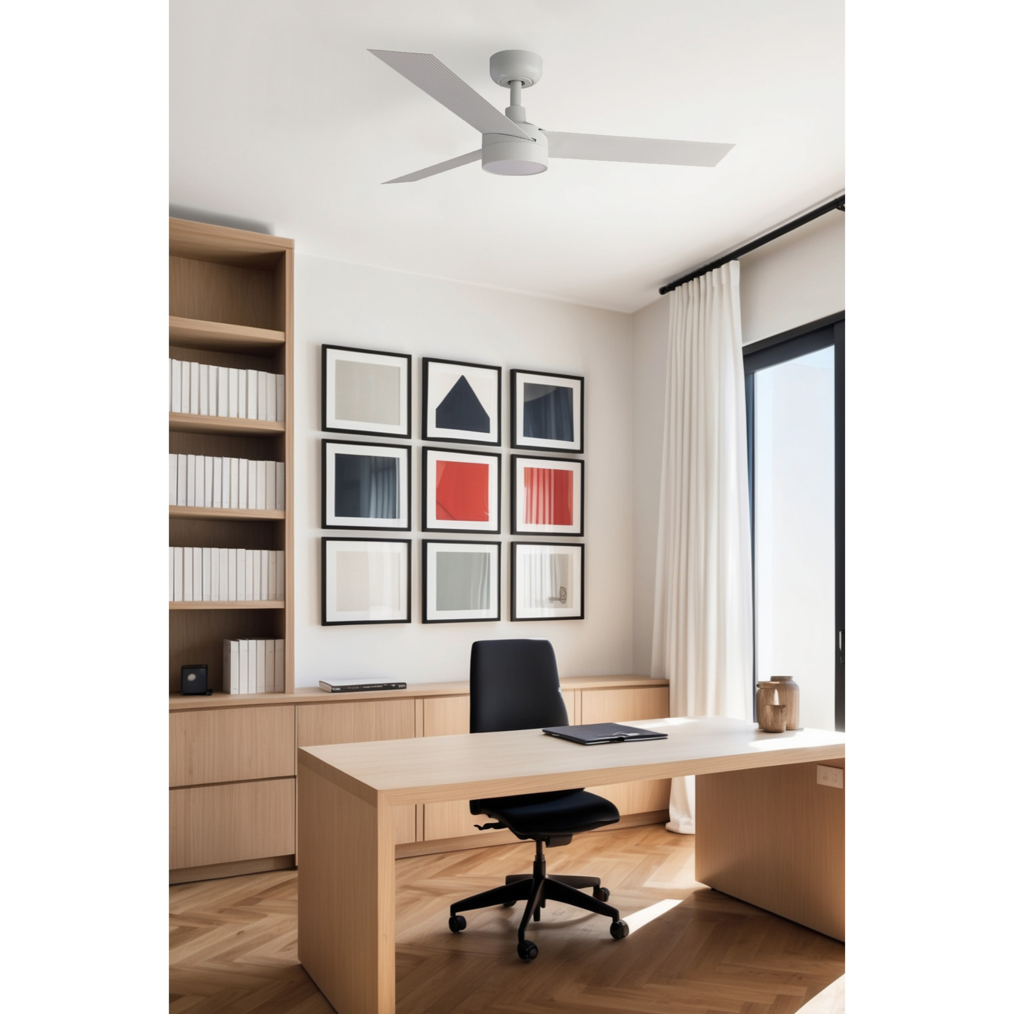 CRUISER S LED Ventilateur de plafond blanc TUYA