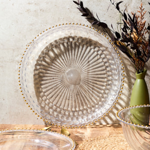 Plateau Rond Plastique D38.5cm Sabah